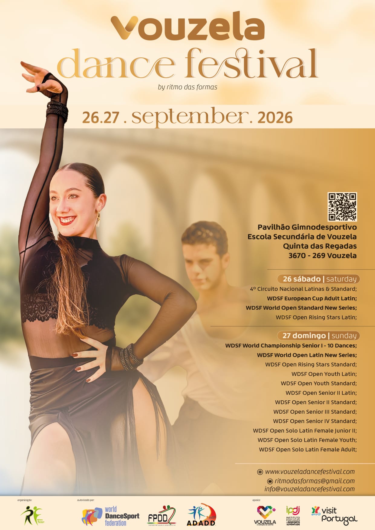 Cartaz oficial Vouzela Dance Festival 2026